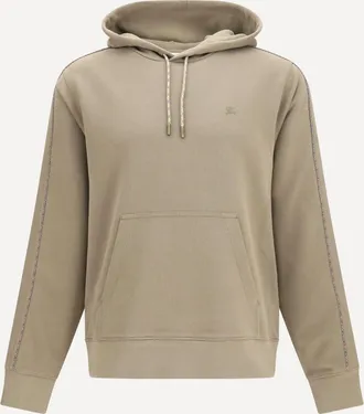 Burberry Felpa con Cappuccio e laccetti Check Man XL