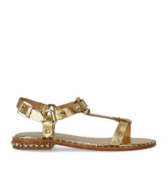 サンダル・ミュール ASH Women Sandals LAYLA02 GOLD Flat sandal Gold ASH - Le Follie Shop
