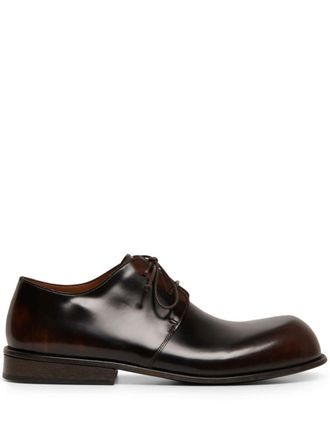 Mars&egrave;ll Muso leather Derby shoes - men - Calf Leather/Calf Leather/Calf Leather - 42.5 - Brown