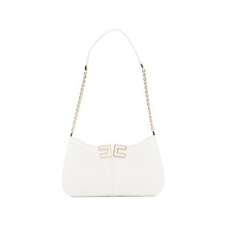 Elisabetta Franchi Logo Chain Shoulder Bag