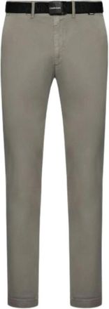 Calvin Klein Groene Herenbroek - Heren - Chinos - Groen - W30 - Katoen - Broeken
