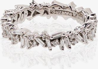 Suzanne Kalan 18K White Gold Icon Diamond Ring - Womens - Diamond/18kt White Gold