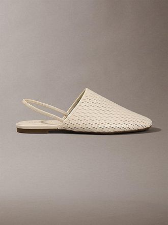 Calvin Klein Leren slingback muiltjes