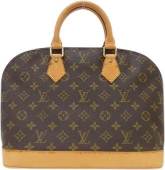 Louis Vuitton Pre-owned Handbags, female, Brown, Size: ONE SIZE Pre-owned Alma Monogram Bag