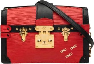 Louis Vuitton Pre-owned Trunk Clutch - Dames - Vintage Schoudertas - Rood - ONE Size - Leer - Vintage