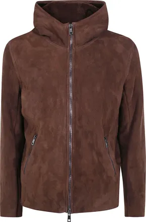 Giorgio Brato Jacket Leather Gu27f.26001.Bcsd Havana