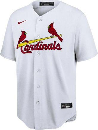 Nike Witte SF Cardinals Honkbalshirt - Heren - Fitness - Wit - S - Fitness
