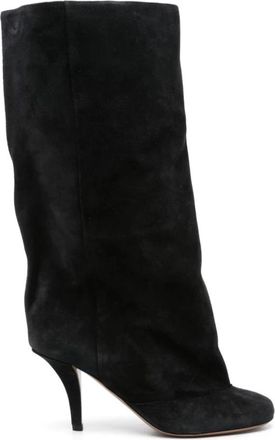PARIS TEXAS Esther Boot - Dames - Laarzen met Hak - Zwart - 36 EU - Leer - Schoenen