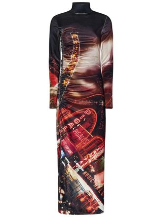 Jean Paul Gaultier The Velvet Pigalle Long Dress