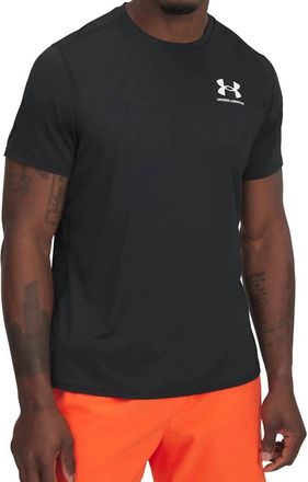 Under Armour Mens Heatgear Short Sleeve Compression Shirt In Black