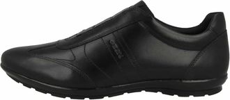 Geox Symbol Slipper - Heren - Schoenen - Zwart - Maat: 43 EU Leer