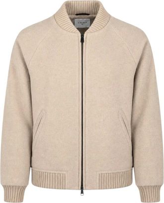 Circolo 1901 Bomber Zip Luxury Wool - Jackets - Hombre - Beige - XL