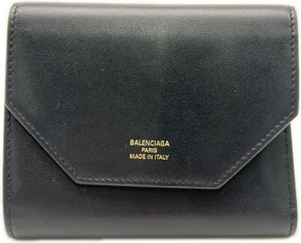 Balenciaga Black Wallet (Tri-Fold) (Pre-Owned)