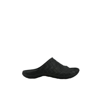 Bottega Veneta Intrecciato Rubber Sandal - Dames - Sandalen - Zwart - 40 EU - Schoenen