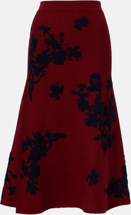 Erdem Gonna midi in jacquard