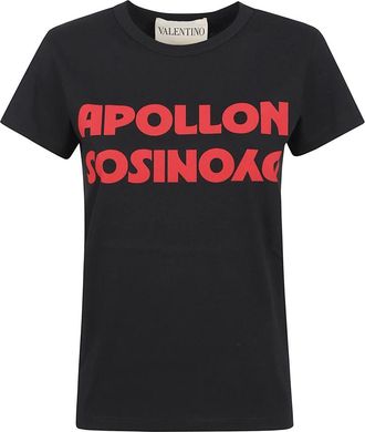 Valentino Garavani Dames, Tops, Zwart, Maat: XS Katoen