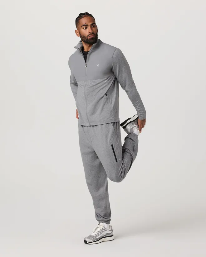 Sunday Element Track Jacket | Grey Heather | XS, Size Extra Small