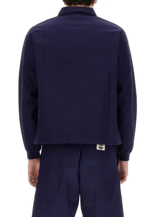 Umbro Logo Patch Cotton Jacket - Blue