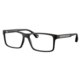 Emporio Armani Glasses, unisex, Black, Size: 56 MM 0Ea3038