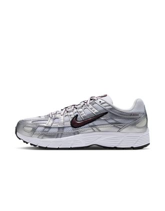 Nike P-6000 sneakers metallizzate e bordeaux-Argento