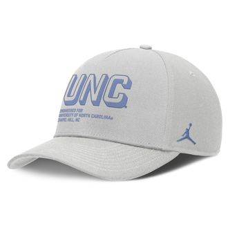 Nike Jordan Mens North Carolina On-Field Primetime Rise Jordan Brand College Adjustable Hat in Grey | JC960BBNCN-9G9