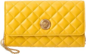 Versace Iconic Leather Wallet On Chain