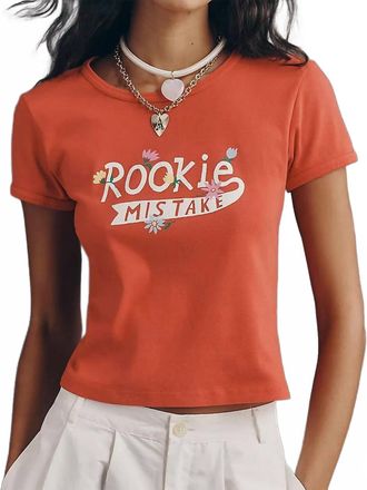 Mother Itty Bitty Ringer Tee In Rookie Mistake