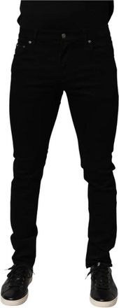 Dolce & Gabbana Slim-fit Jeans - Heren - Slim Fit Jeans - Zwart - 3XL - Jeans