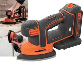 Black+Decker Lijadora Rat&oacute;n Inal&aacute;mbrica Bdcds18-qw 18v - 1,5 Ah Litio Black Decker