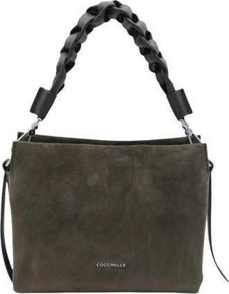 Coccinelle Boheme Small - Dames - Handtassen - Groen - ONE Size - Leer - Tassen