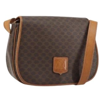 Celine Pre-owned Cross Body Bags, female, Brown, Size: ONE SIZE Pre-owned Vintage Shoulder Bag