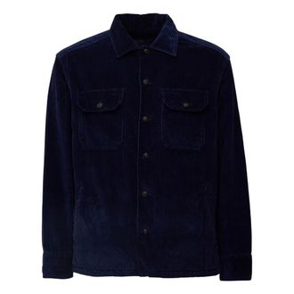 Polo Ralph Lauren Overhemden, Heren, Blauw, S, Wol, Casual Button-Front Shirt