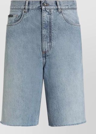 Dolce & Gabbana denim shorts belt loops five pocket design