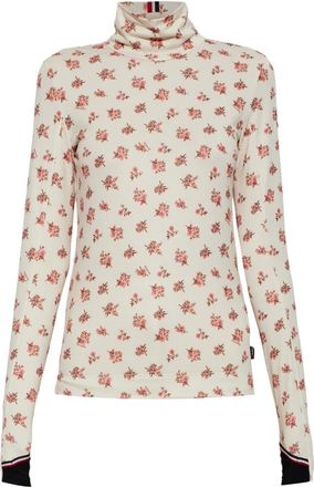 Moncler High Performance Thermal Top - Dames - Coltruien - Beige - S - Polyester - Truien & Vesten