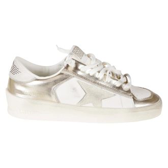 Golden Goose Sneakers, female, Gray, Size: 10 US Stardan Sneakers