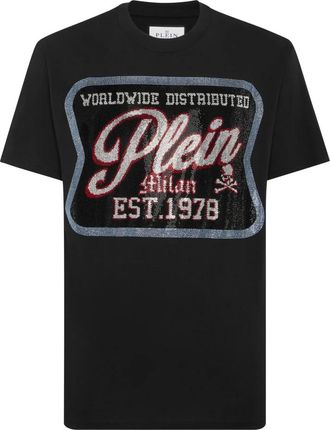 Philipp Plein Heren, Tops, Zwart, Maat: XL Katoen