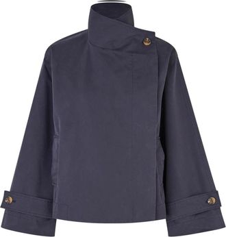 Lollys Laundry Light Jassen - Dames - Zomerjassen - Blauw - S - Jassen