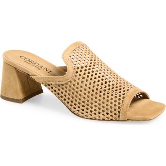 Cordani Inez Slide Sandal in Camel Suede at Nordstrom, Size 5.5Us