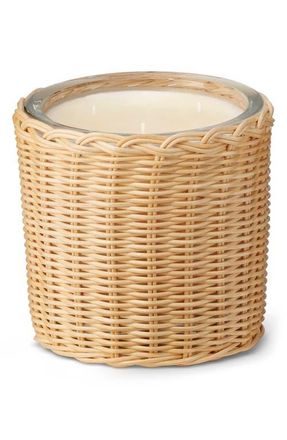 Aerin Tulia Wicker Uz&egrave;s Tuberose Candle in Natural at Nordstrom