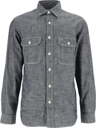 TELA GENOVA Casual Shirts - Heren - Casual Overhemden - Blauw - XL - Overhemden