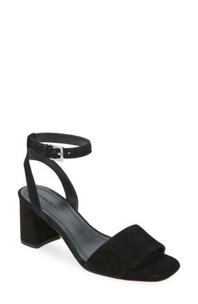 Nordstrom Beatrix Ankle Strap Sandal in Black at Nordstrom, Size 5.5