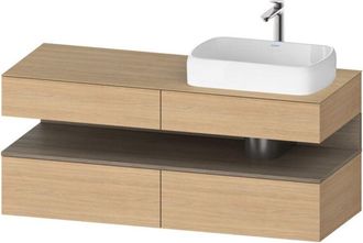 Duravit Qatego Consola Mueble Bajo Lavabo, 2 Extensiones, 2 - Duravit