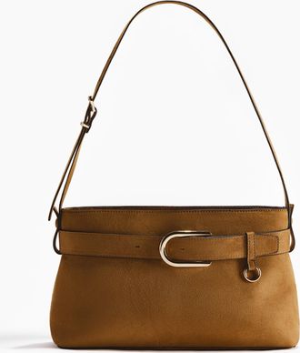 H&M Umh&auml;ngetasche mit Zierriemen - Beige