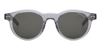 Montblanc MB0225S 003 Mens Sunglasses Clear Size 49