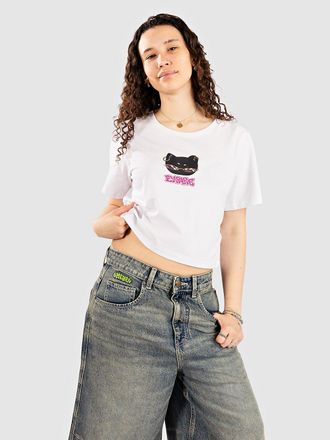 Empyre Sk8 Cats For The Girls Boxy T-Shirt weiss