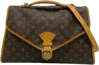Louis Vuitton Pre-owned Cross Body Bags, male, Brown, Size: ONE SIZE Pre-owned Canvas Crossbody Bag