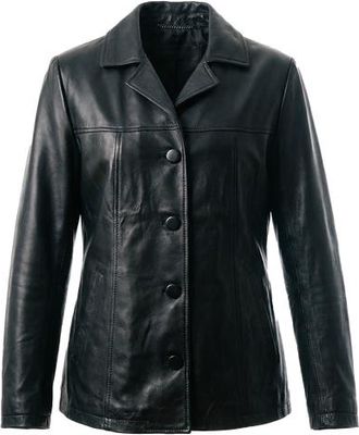 ALYSON EASTMAN Sonia Leather Jacket in Black at Nordstrom, Size X-Small