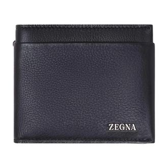 Ermenegildo Zegna Secondskin Billfold Wallet - male - Zegna - Wallets & Cardholders - Blue - ONE SIZE - Accessories