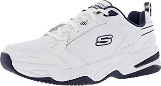 Skechers Mens Durham Slip In Shoes In White