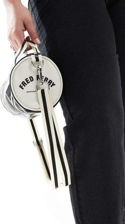 Fred Perry mini barrel side bag in black